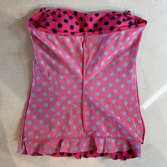 Women’s Arizona pink polka dots tankini size Medium, great condition. - Picture 7 of 10